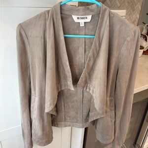 BB DAKOTA faux suede moto jacket Size S